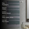 Adria Bath Towel - Set Of Two
