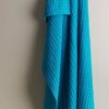Alyssa Textured Waffle Bath Towel - Dark Blue