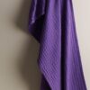Alyssa Textured Waffle Bath Towel - Violet