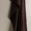 Beehive Bamboo Bath Towel - Dark Brown