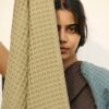 Beehive Bamboo Bath Towel - Moss Green
