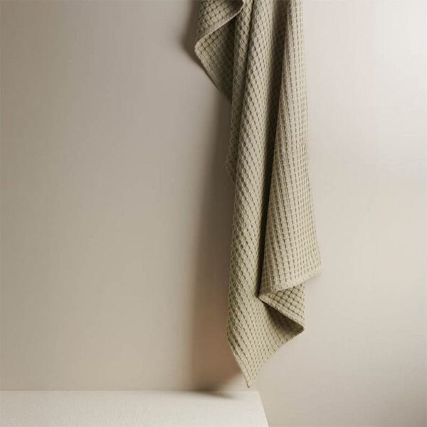 Beehive Bamboo Bath Towel - Moss Green