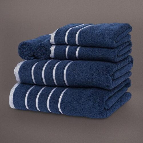Blue Oh-so-soft Towel (Set of Six)