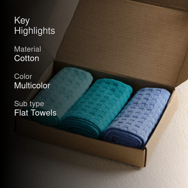 Blue Tides Towel Set - Four Piece Set