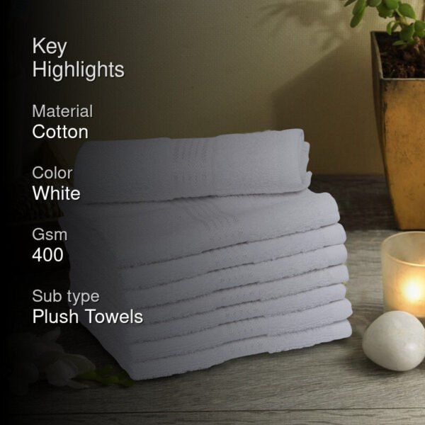Bodil Face Towel (White) - Set Of Eight