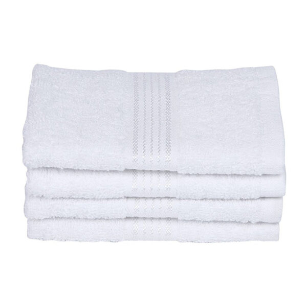 Bodil Face Towel (White) - Set Of Eight