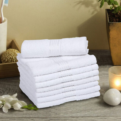 Bodil Face Towel (White) - Set Of Eight