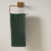 Cloud Soft Waffle Hand Towel (Green) - Set of Two