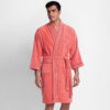Corbin Bath Robe - Peach