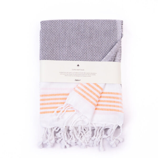 Cosy Kotty Bath Towel - Steel