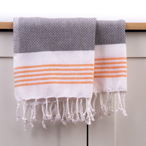 Cosy Kotty Bath Towel - Steel