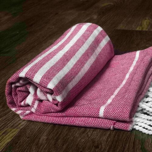 Darsha Bath Towel - Pink
