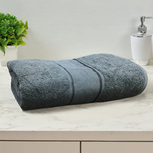 Eva Quick Dry Bath Towel - Grey