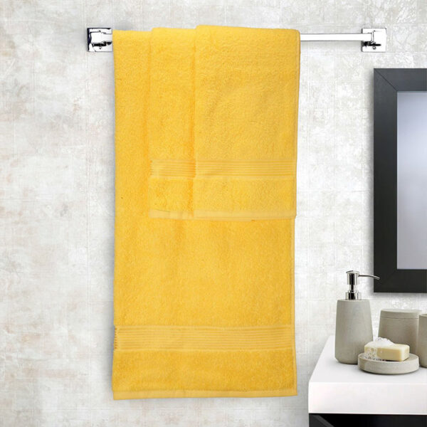 Eva Quick Dry Towel Combo (Yellow) - Three Piece Set