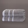Grey Oh-so-soft Hand Towel - Set of Two