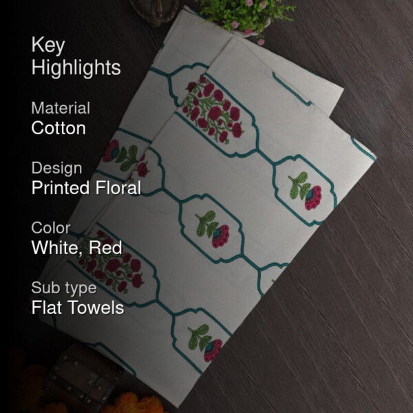 Jaipuri Jewel Waffle Bath Towel