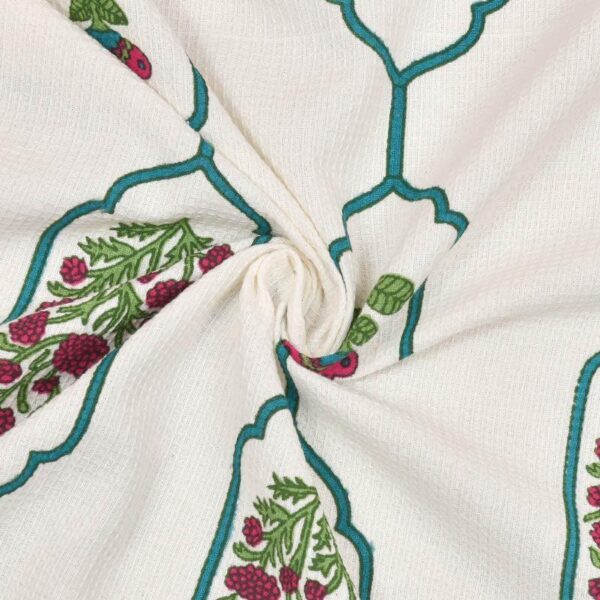 Jaipuri Jewel Waffle Bath Towel