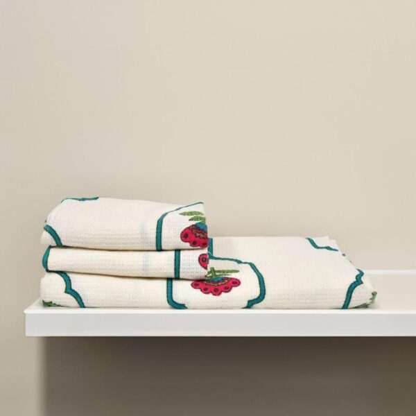 Jaipuri Waffle Towel Combo - Three Piece Set