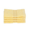 Junia Face Towel (Yellow) - Set Of Four