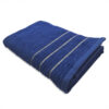 Lisse Cotton Bath Towel - Dark Blue