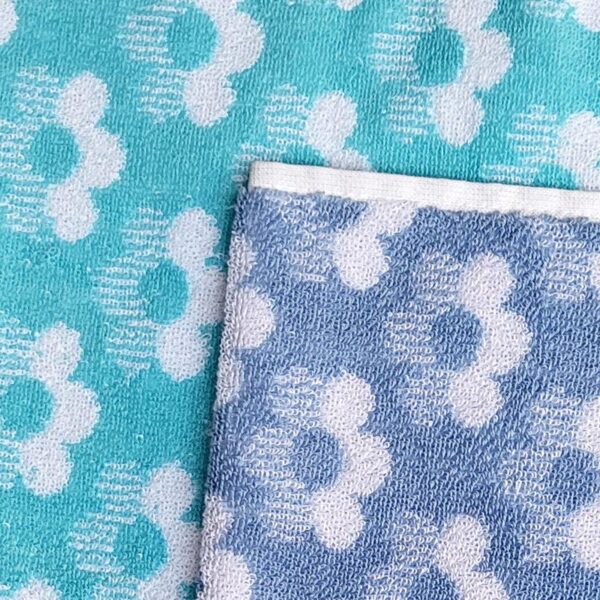 Macca Hand Towel (Blue & Sky) - Set Of Two