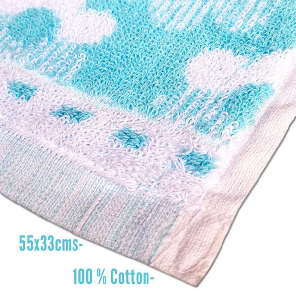 Macca Hand Towel (Blue & Sky) - Set Of Two
