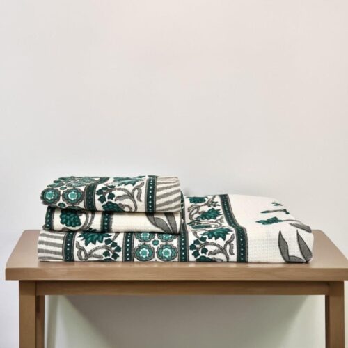 Maitreyi Waffle Towel Combo - Three Piece Set