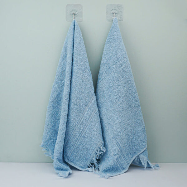 Micro Cotton Luxe Dry Soothe Hand Towel (Blue) - Set Of Two