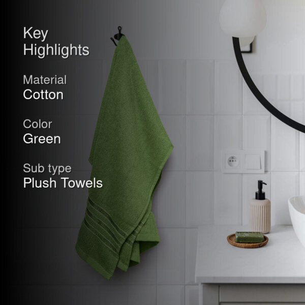 Micro Cotton LuxeDry Comfort Solid Bath Towel - Green