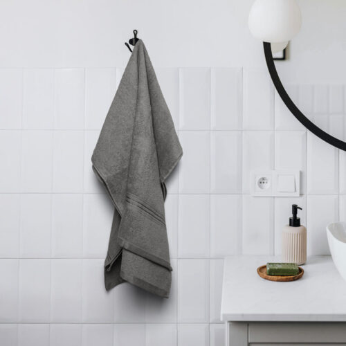 Micro Cotton LuxeDry Solid Bath Towel - Grey
