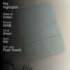 Micro Cotton LuxeDry Soothe Bath Towel - Light Green