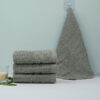Micro Cotton LuxeDry Soothe Face Towel (Dark Grey) - Set Of Four