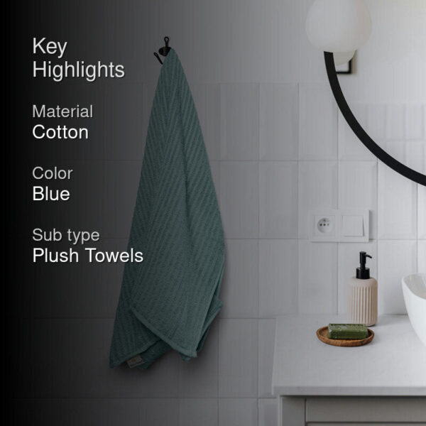 Micro Cotton LuxeDry Striped Bath Towel - Green