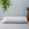 Micro Cotton LuxeDry Striped Comfort Bath Towel - Purple & White