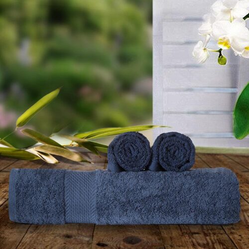 Miorah Towel Combo (Blue) - Three Piece Set