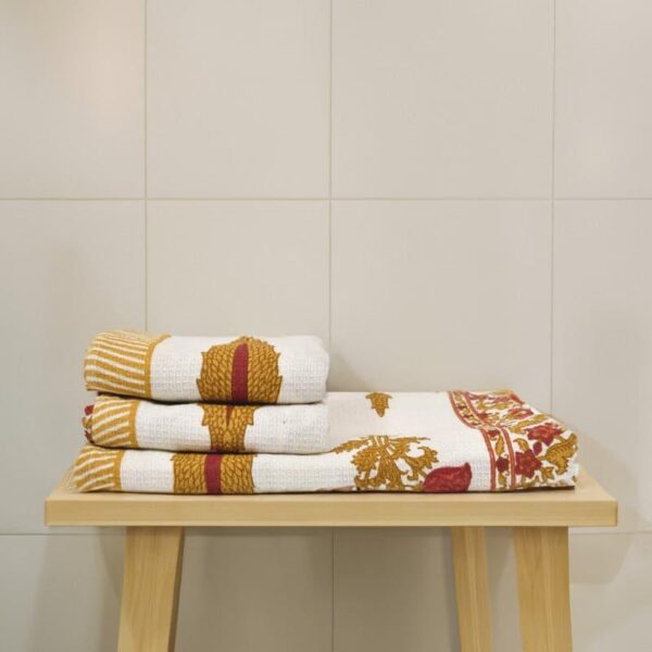 Mriksha Waffle Towel Combo - Three Piece Set