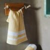 Nash Cotton Terry Hand Towel (Melon) - Set Of Two
