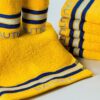 Nautica Dove Down Cotton Face Towel (Yellow) - Set Of Eight