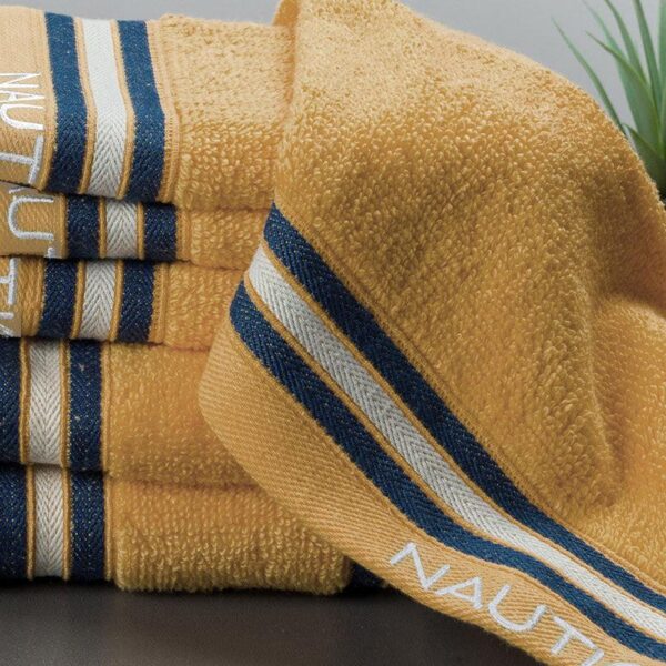 Nautica Dove Down Cotton Towel Set (Beige) - Set Of Six