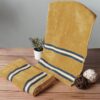 Nautica Dove Dual Down Cotton Hand Towel (Beige) - Set Of Two
