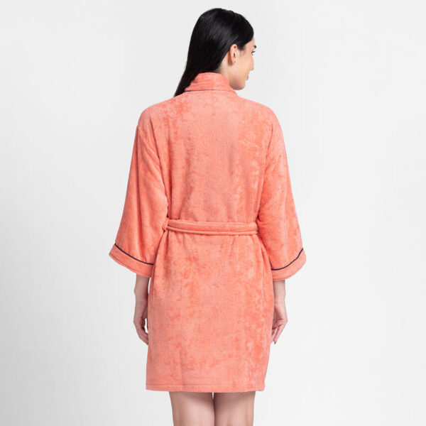 Nautica Lounge Cotton Bath Robe - Coral