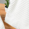 Nautica Riviera Soft Cotton Bath Towel (White) - Set Of Two