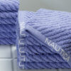 Nautica Riviera Soft Cotton Face Towel (Light Blue) - Set Of Twelve