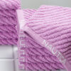 Nautica Riviera Soft Cotton Face Towel (Lilac) - Set Of Twelve