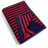 Nautica Voyage Bath Towel - Red, Navy