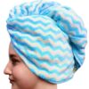 Neriah High Absorbent Hair Towel - Blue