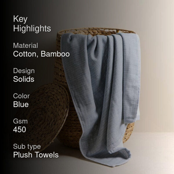 Pure Eartha Bamboo Bath Towel - Ash