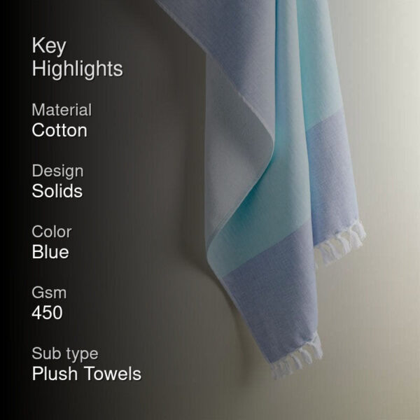 Serene Water Cotton Terry Bath Towel