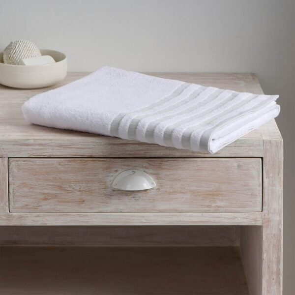 Stevo Stripe Terry Bath Towel