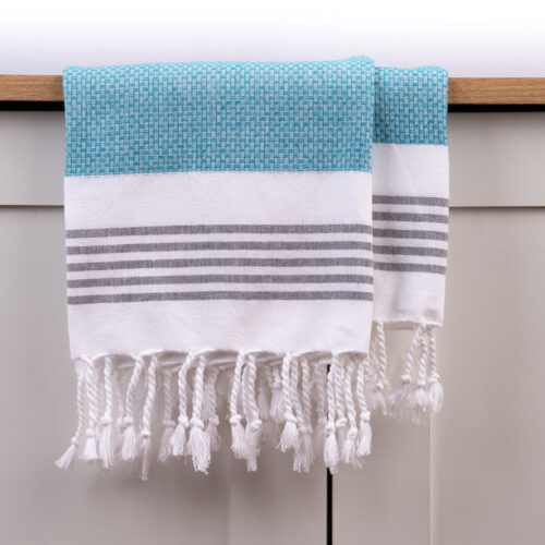 Strivra Cotton Bath Towel - Blue